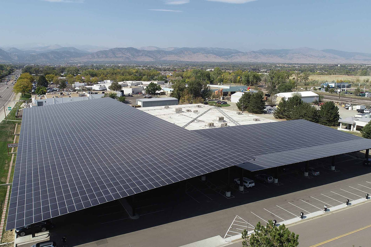 Avalon Ballroom largest solar carport in the US